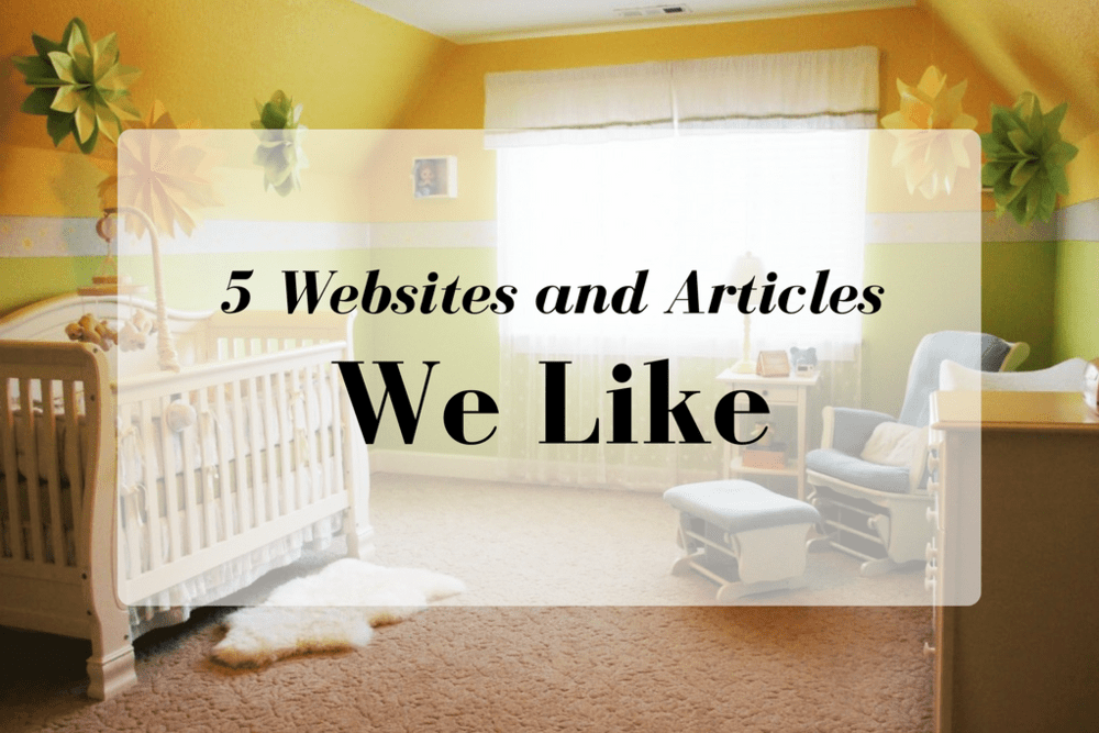 5 Websites and Articles We Like