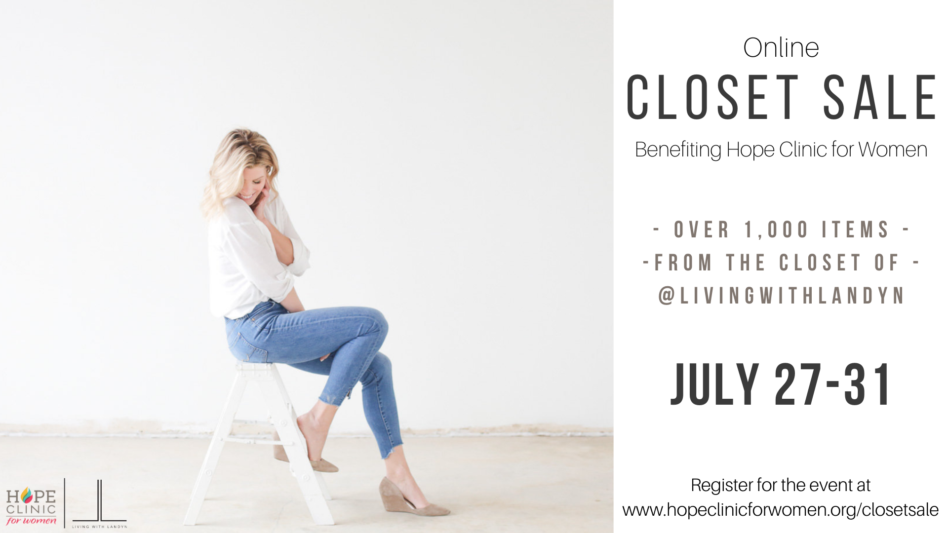Online Closet Sale | Hope Clinic